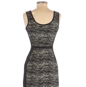 Black and White Bodycon Dress